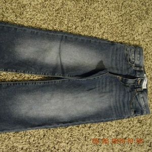 Boys Old Navy boot cut/built-in flex blue jeans